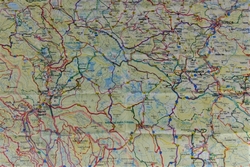 Šátek mapa Šumavy